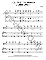 God Rest Ye Merry, Gentlemen piano sheet music cover